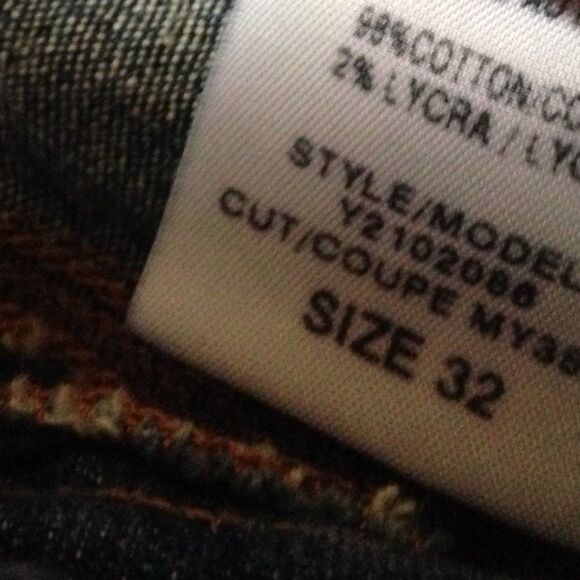 Y2k Guess Jeans Millenium Stretch Denim 3-V-01 Red Label Size 32 - Picture 7 of 11